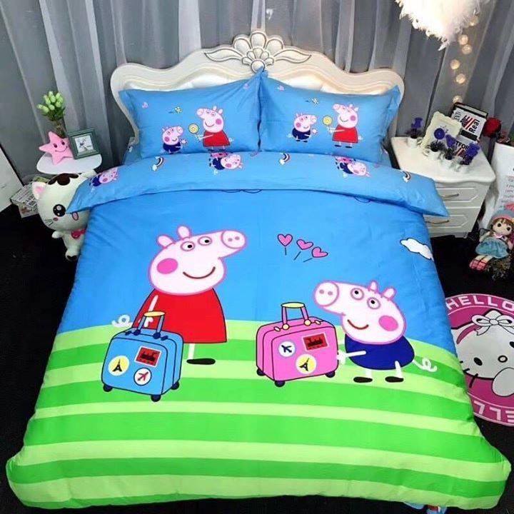 BỘ CHĂN GA COTTON HỌA TIẾT HOẠT HÌNH