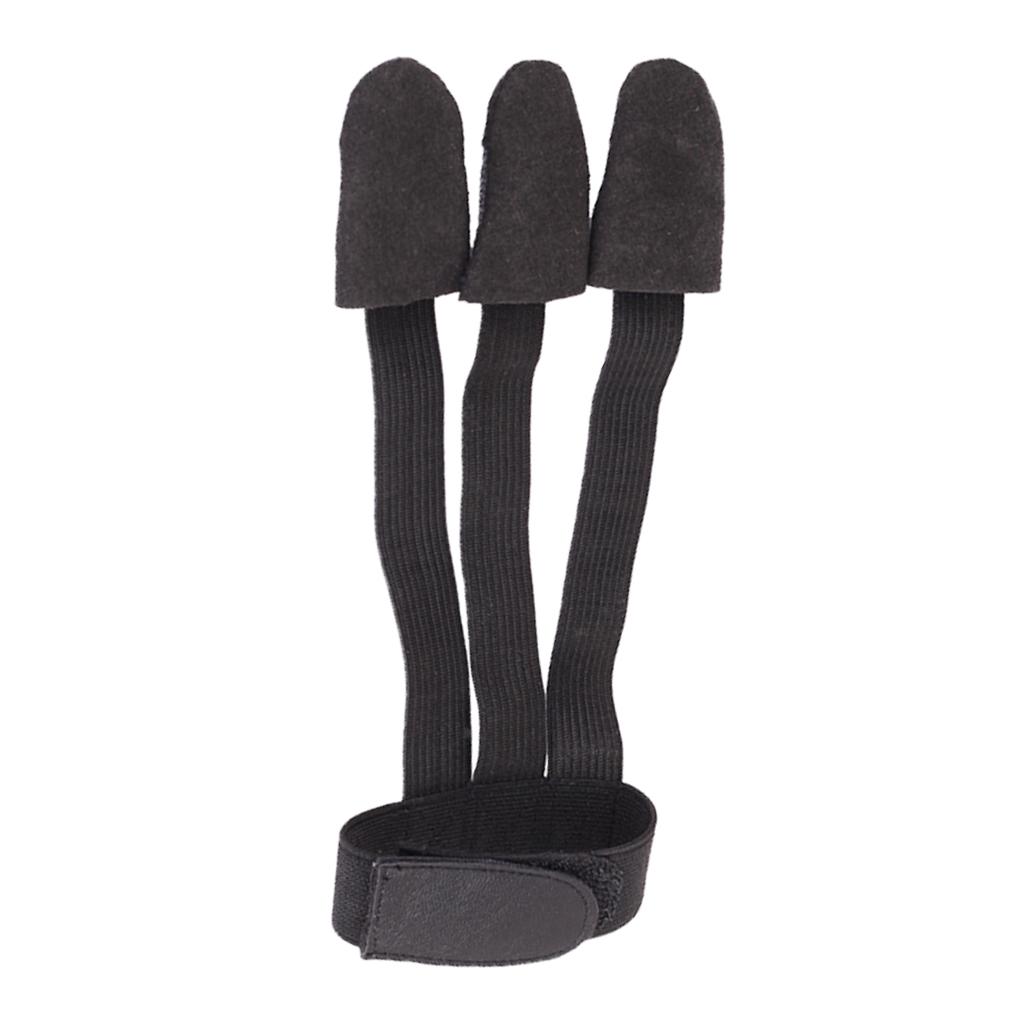 3 Finger Archery Protector Tab Guard Glove for Tradition Bow Hunting