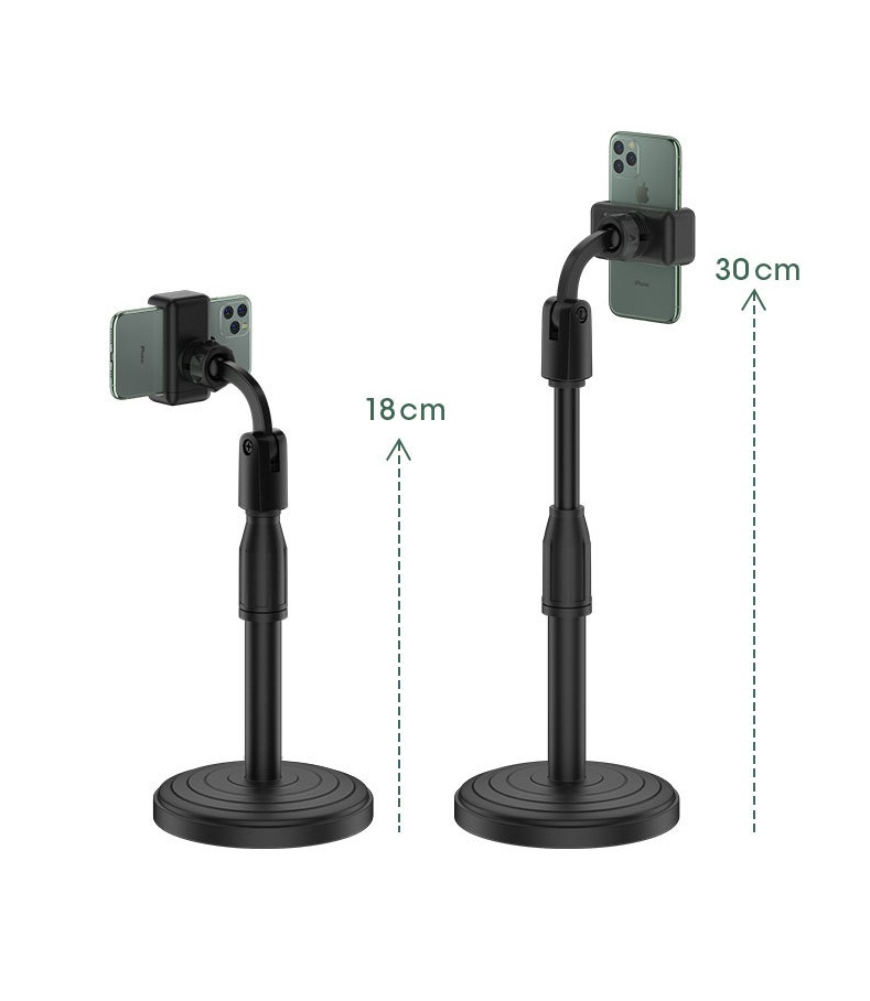 Giá Đỡ Điện Thoại Xoay 360 Độ, Điều Chỉnh Chiều Cao, Xem Video Livestream