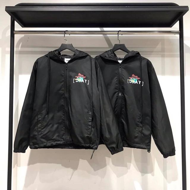 Áo khoác dù nam nữ in cax