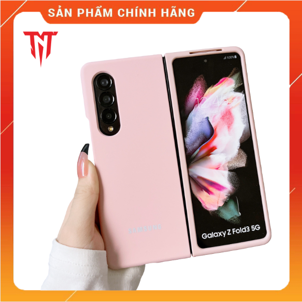 Ốp Điện Thoại Silicon Dẻo Phối Vải Flannel Bảo Vệ Cho điện thoại Samsung Galaxy Z Fold 4 3 5G- hàng nhập khẩu