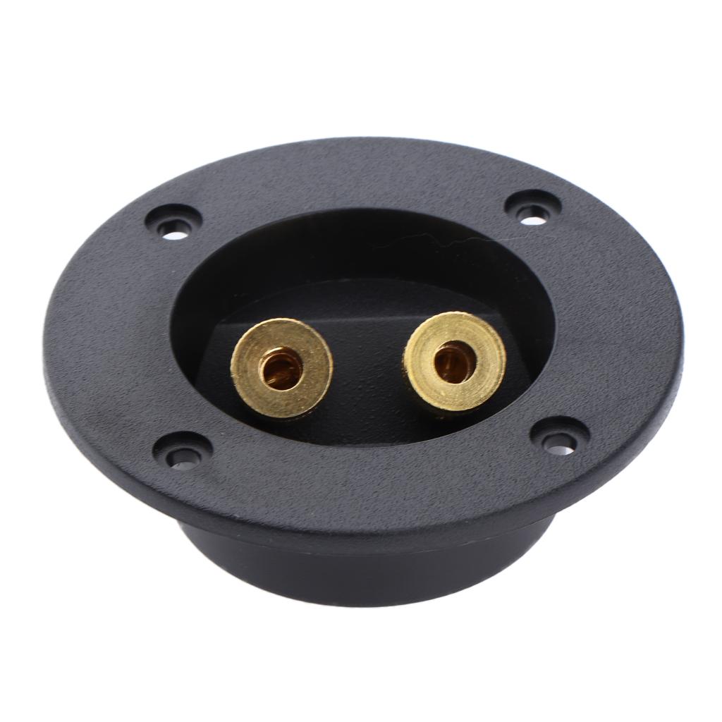 DIY Home 48mm Car Stereo Screw Clamp Cup Connectors Subwoofer Connector 2 Way