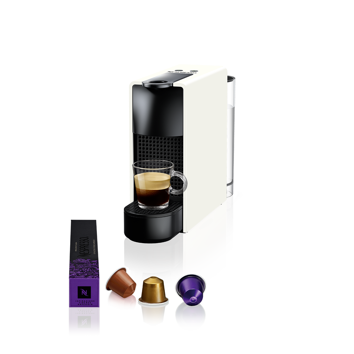 Máy pha cà phê Nespresso Essenza Mini Trắng - Hàng chính hãng