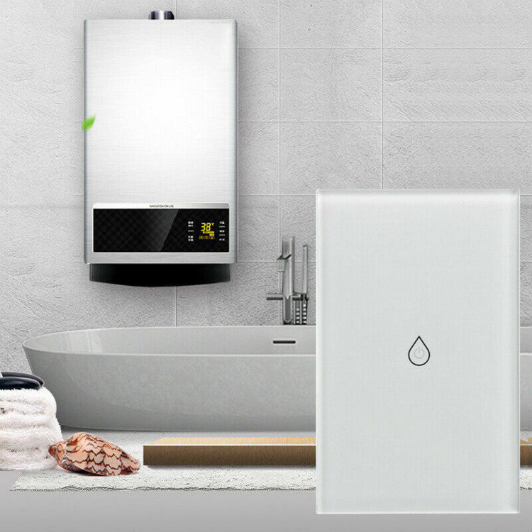 Công Tắc Thông Minh cao cấp Wifi Tuya Dùng Cho Bình Nóng Lạnh Công Suất Cao 20A