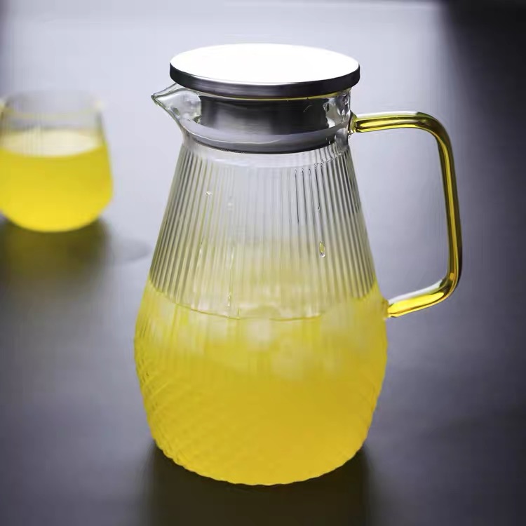 Bình nước thuỷ tinh vân sọc đáy trụ sang trọng cao cấp - ABD