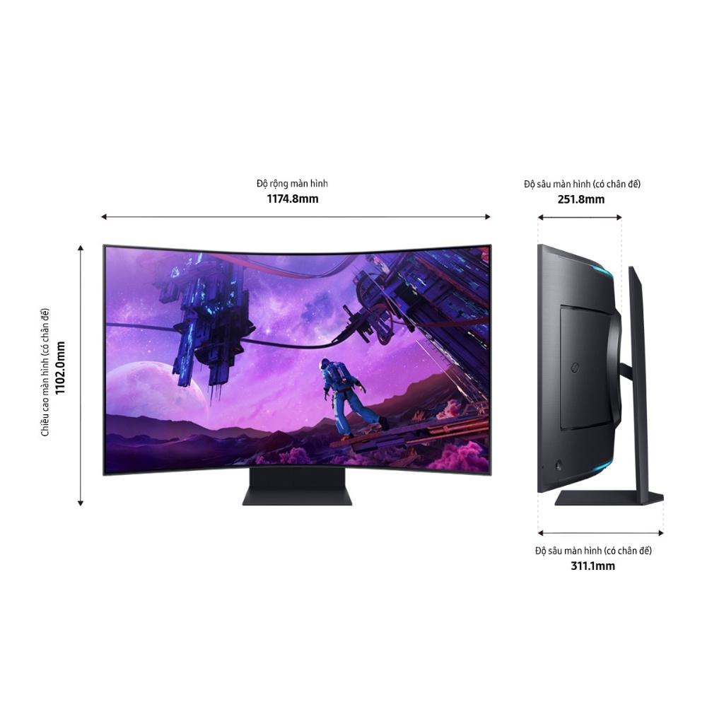 Màn hình cong Samsung Odyssey Ark 55 inch 2022 LS55BG970NEXXV - Hàng chính hãng