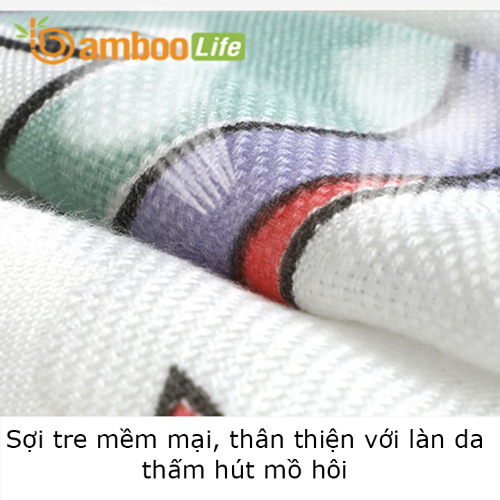 Khăn tắm cho em bé sợi tre thiên nhiên cao cấp Bamboo Life BBL038