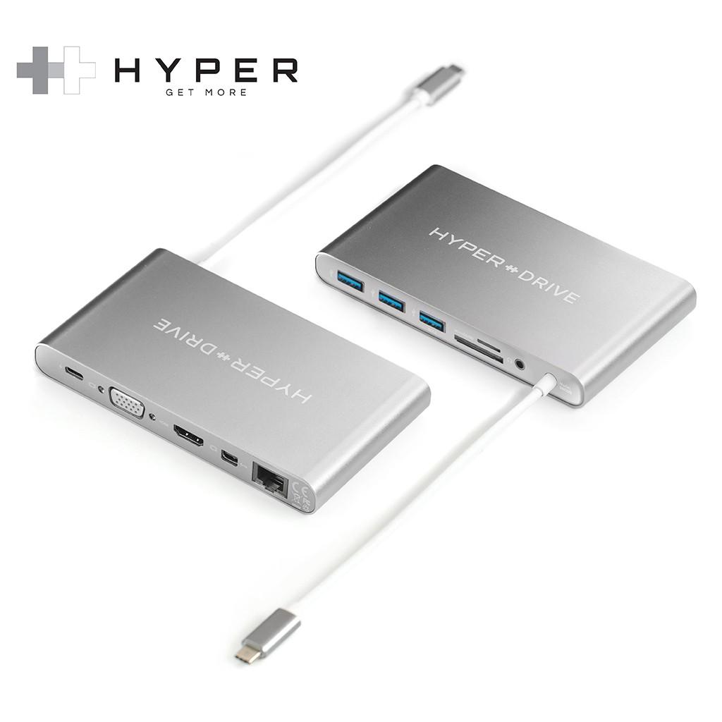 HyperDrive DRIVE Ultimate USB-C Hub Full cổng hàng chính hãng