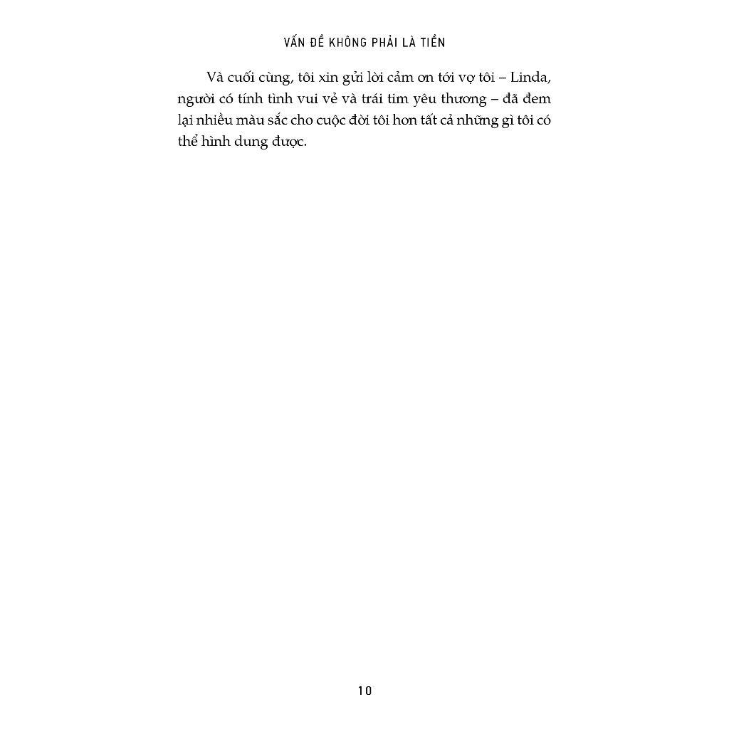 Sách - Vấn Đề Không Phải Là Tiền - Tân Việt Books