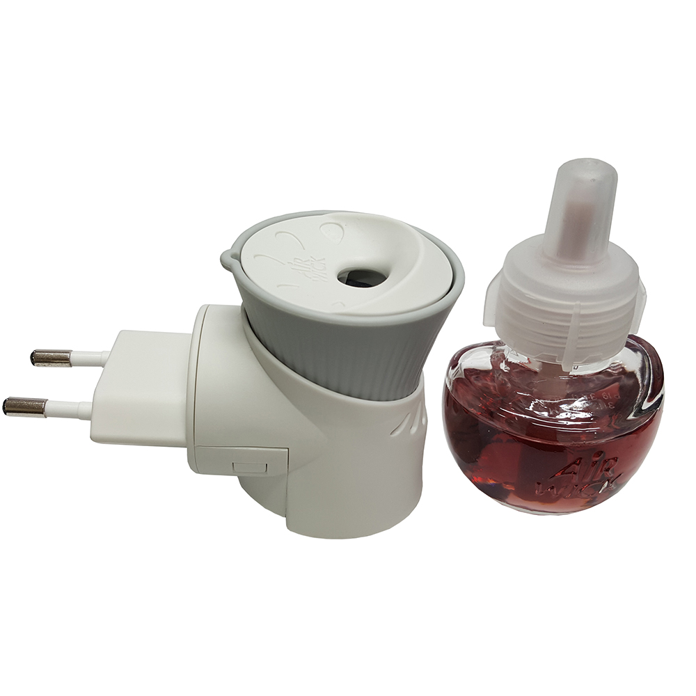 Bộ Tinh Dầu Cắm Điện Air Wick AWK3189 Cotton &amp; Crisp Air 19ml (Hương hoa bông), sử dụng điện 220V