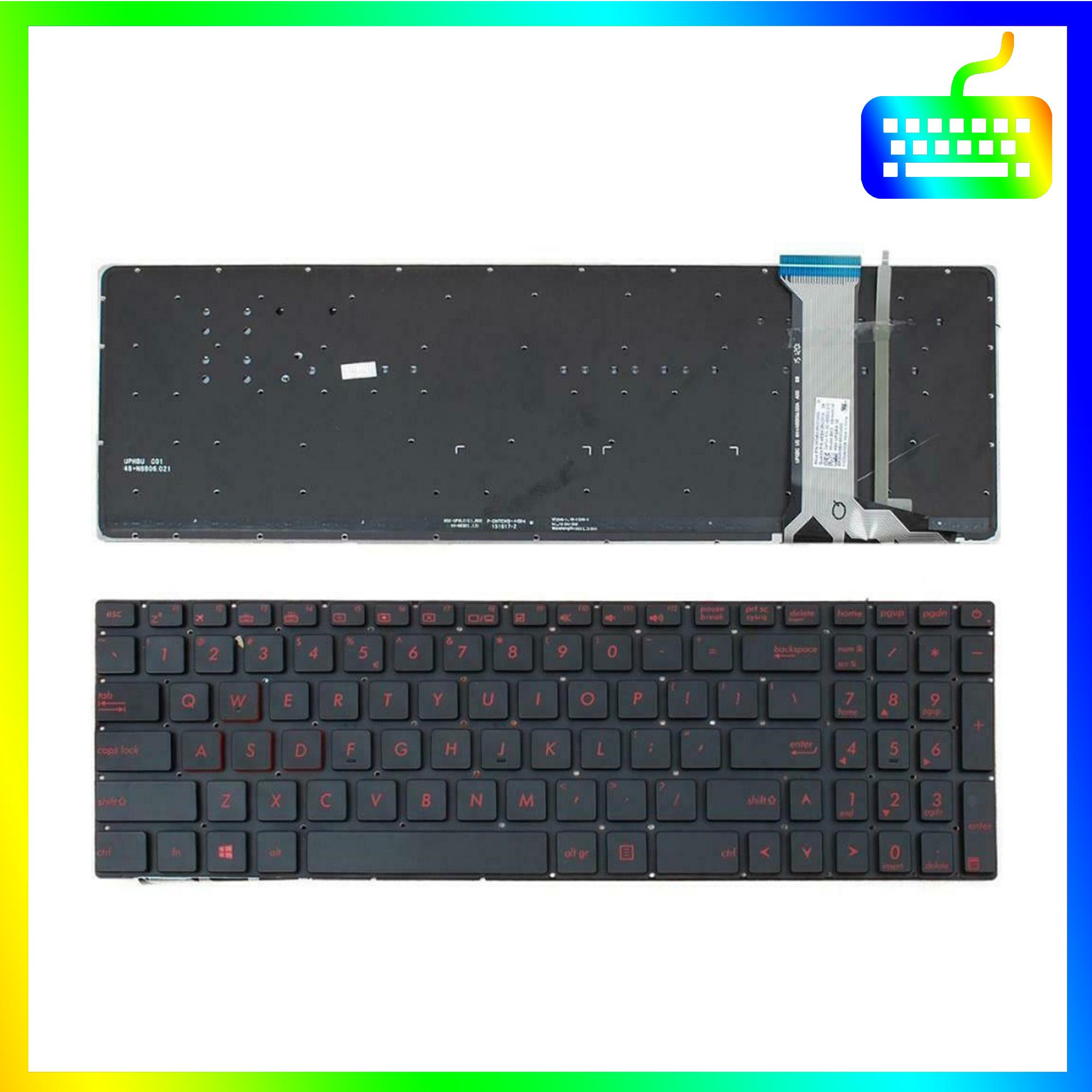 Bàn phím dành cho laptop Asus ROG G551V G551VW G551 Có Led - Phím Zin - Hàng Chính Hãng