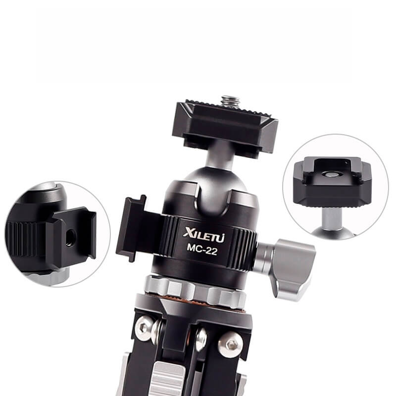 TRIPOD MINI VLOG CHO MÁY ẢNH XILETU MC22 + XT18 - HÀNG CHÍNH HÃNG