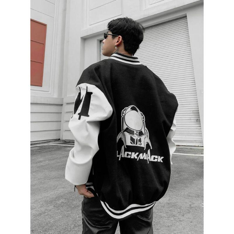 Áo Khoác Dù 2 lớp phối tay trắng bomber Nam Nữ Ulzzang Unisex Form Rộng, Áo Khoác Dù Bóng Chày Nam Phối Màu Cực Chất, Nút Bấm, dây kéo Áo khoác Đẹp