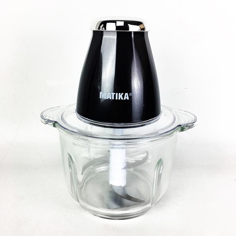 Máy Xay Thịt MATIKA 2L Cối Thủy Tinh MTK-3220, Hàng Chính Hãng