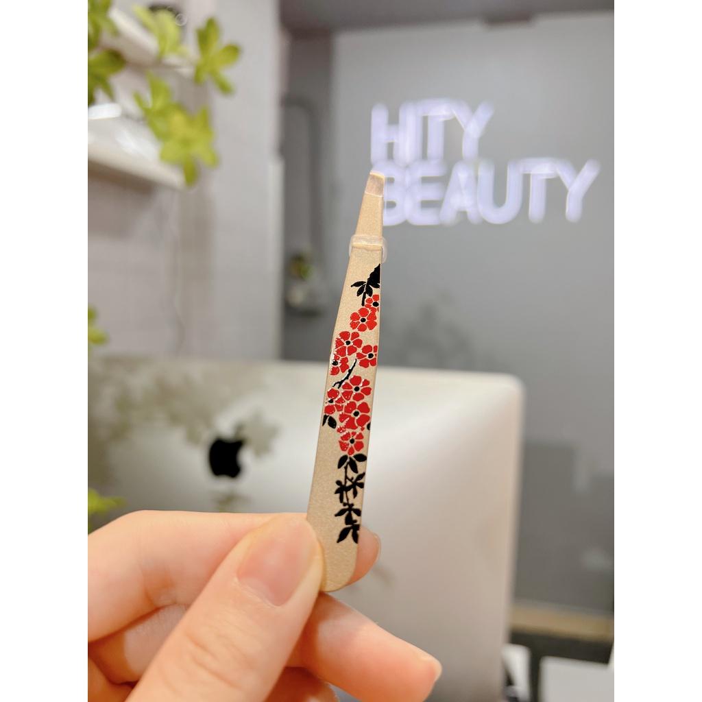 Nhíp hoa dụng cụ kẹp lông mi, lông mày bằng thép cao cấp ưu Việt chuyên dụng cho makeup Hity Beauty