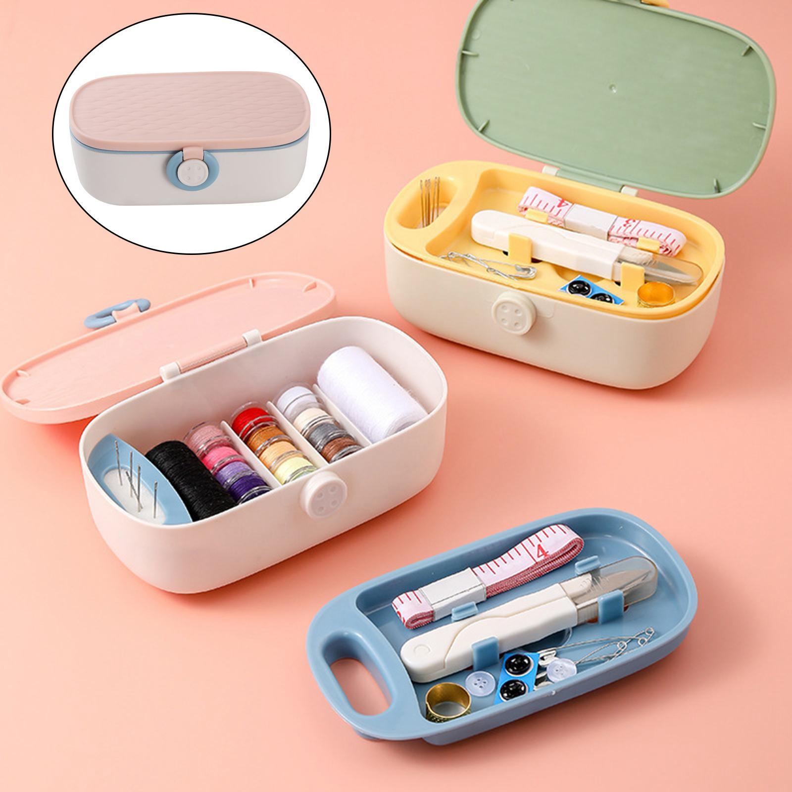 Sewing Box Set Threads Organizer DIY Sewing Kits for Adult