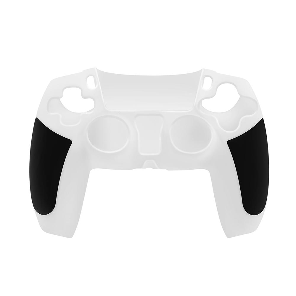 BUBM Silicone Cover cho Gamepad Tương thích với PS5 Silicone Bảo vệ chống va đập Linh hoạt và Bền nhiều - Màu trắng