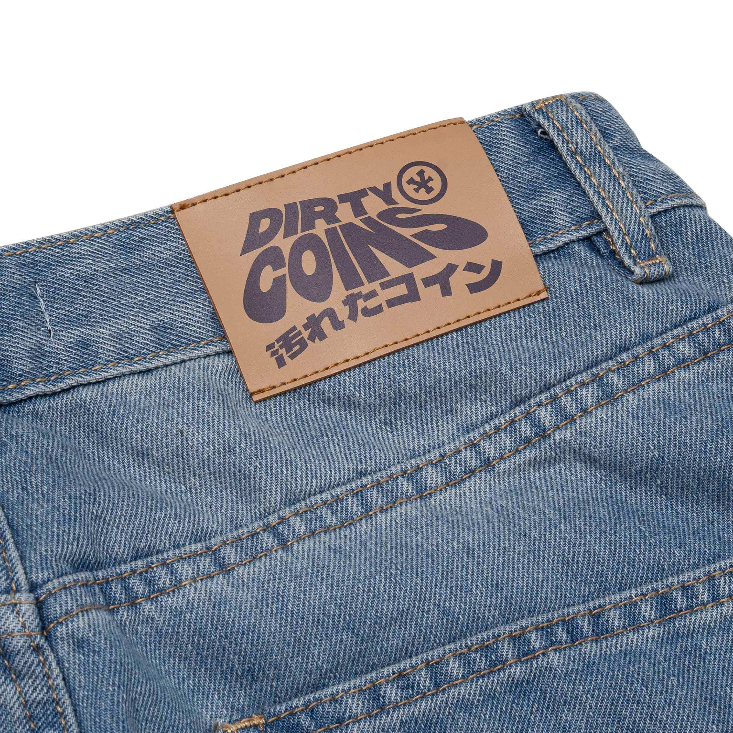 Quần DirtyCoins &quot;Y&quot; Embroidery Relaxed Denim Pants