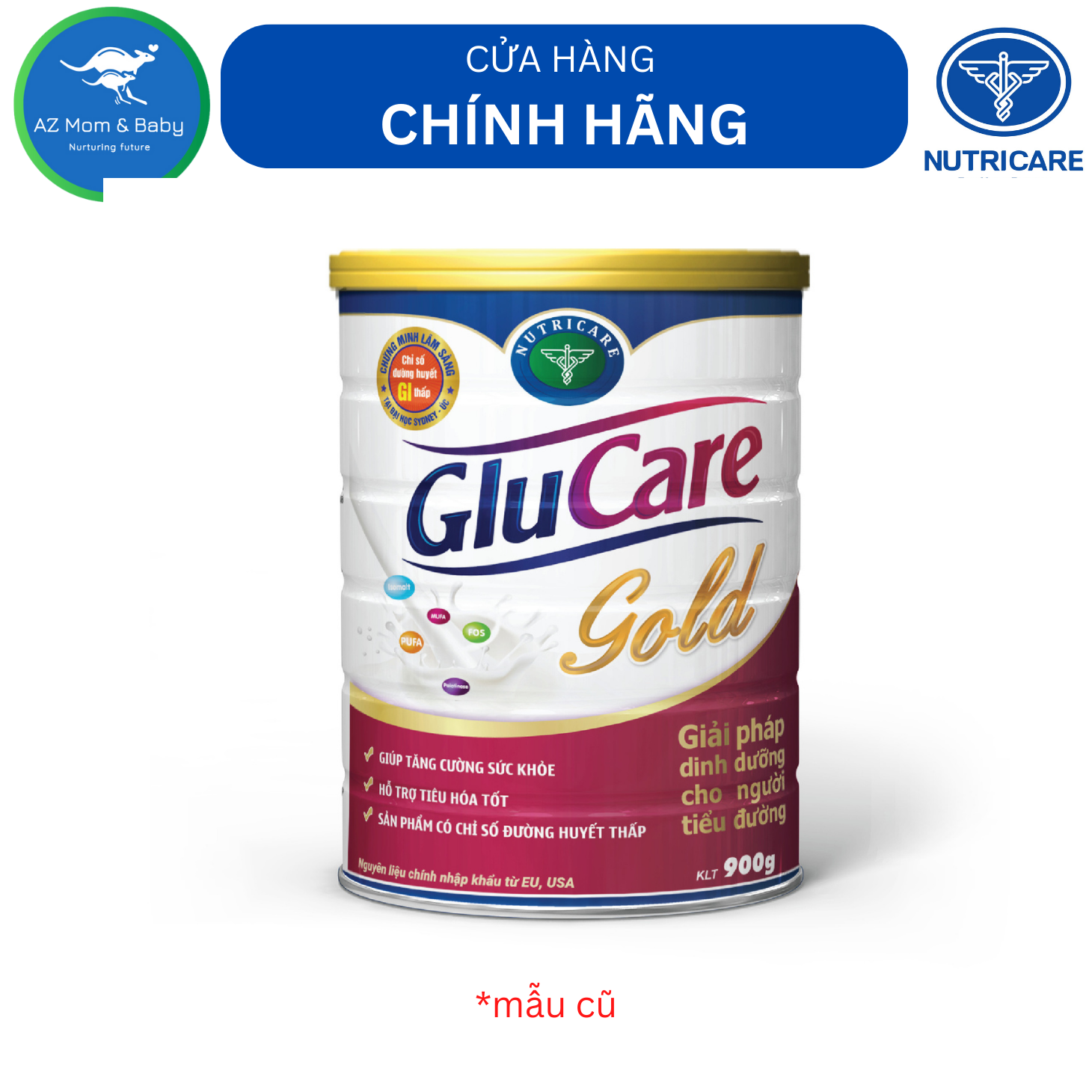 Sữa bột Nutricare Glucare Gold dinh dưỡng cho người tiểu đường