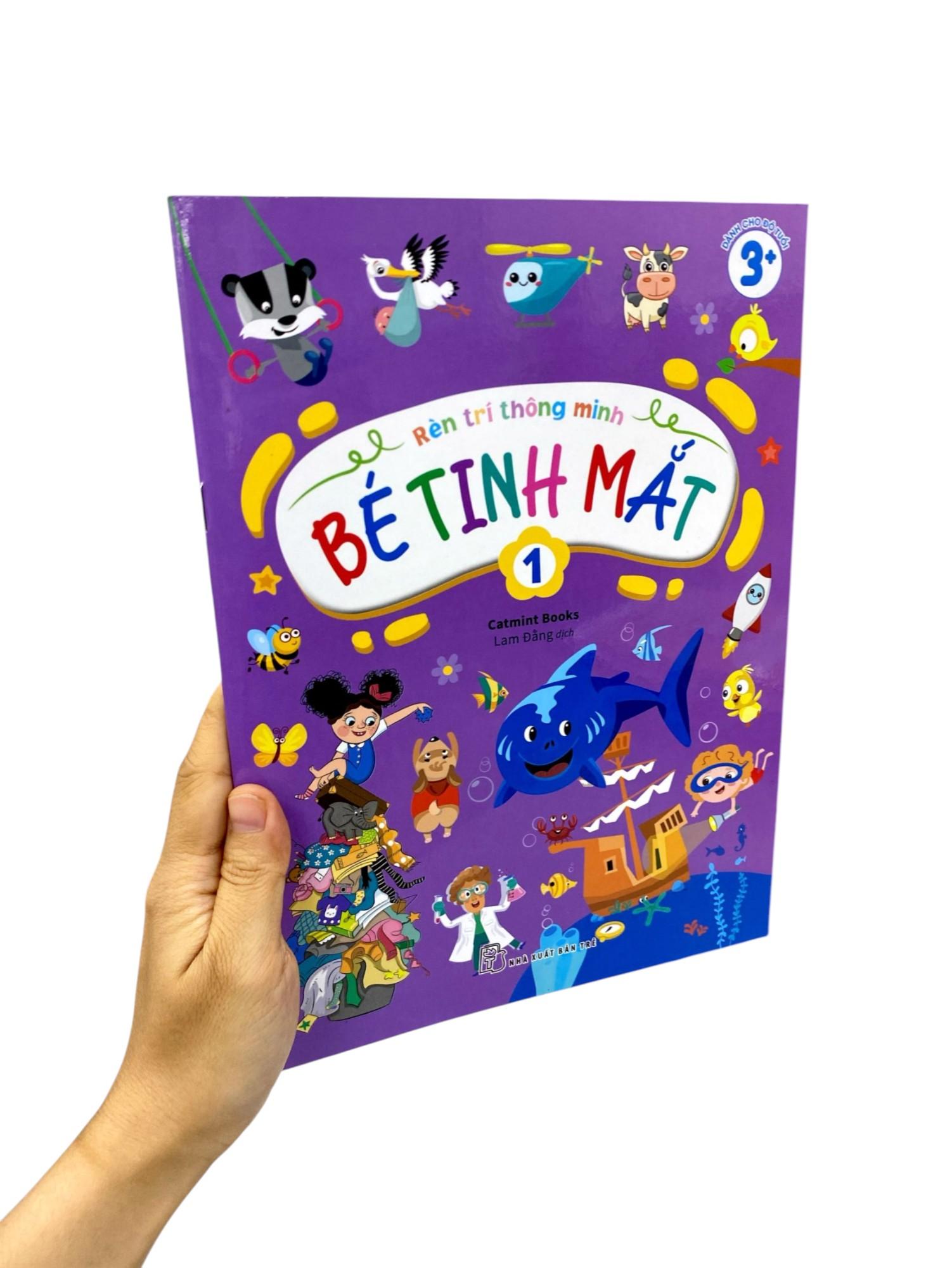 Sách - Rèn Trí Thông Minh - Bé Tinh Mắt - Tập 1