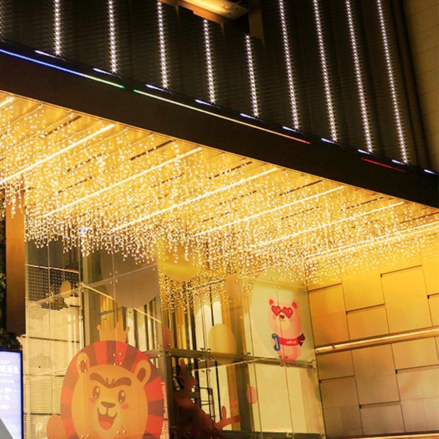 Đèn Led Thả Mành Cao Cấp 12m 60 Sợi Thả