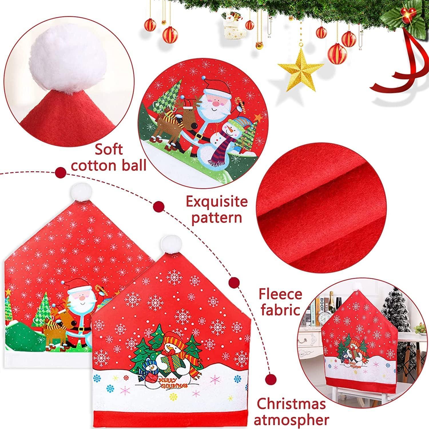 Ghế Giáng sinh bao phủ rất nhiều bảo hiểm ghế Santa Claus, Ghế Giáng sinh để trang trí Giáng sinh, nhà, phòng khách