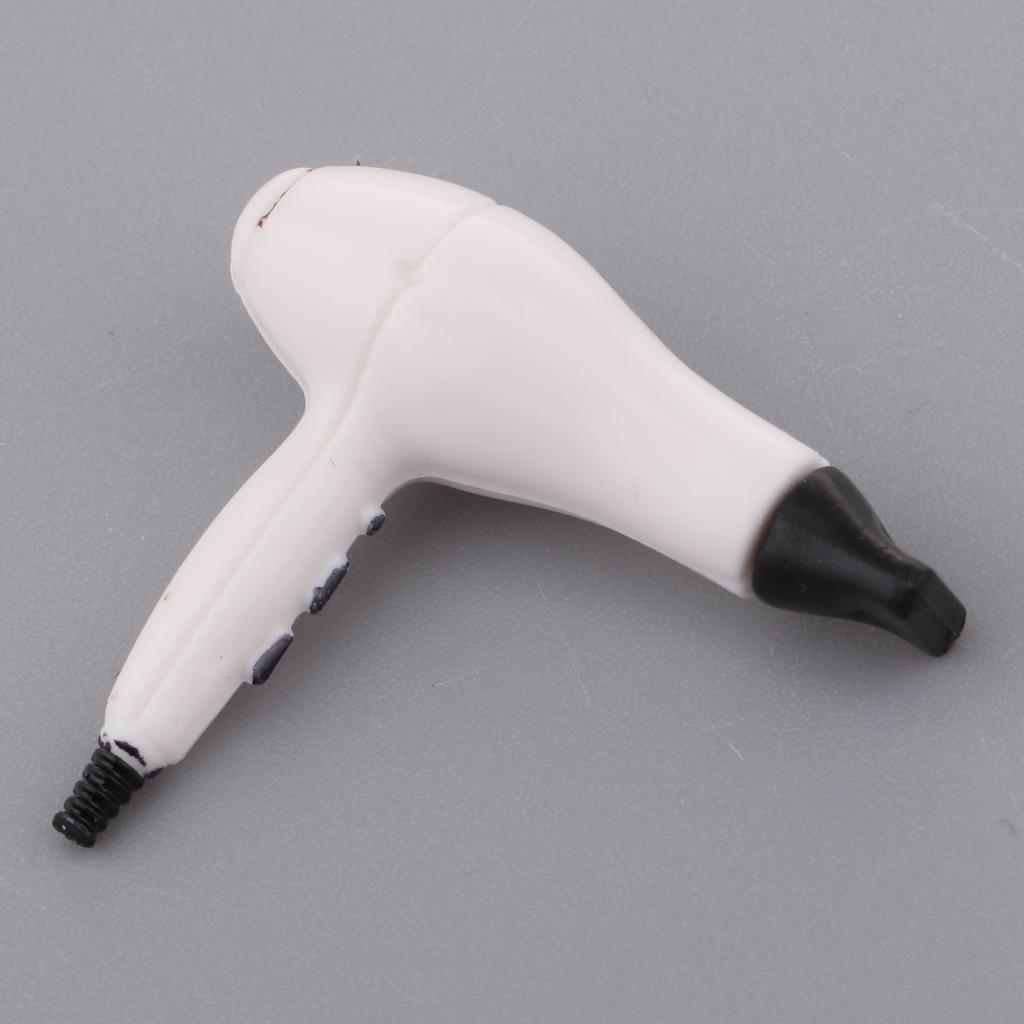 White Salon Dryer for 1/12 Dolls House Bathroom Accessory