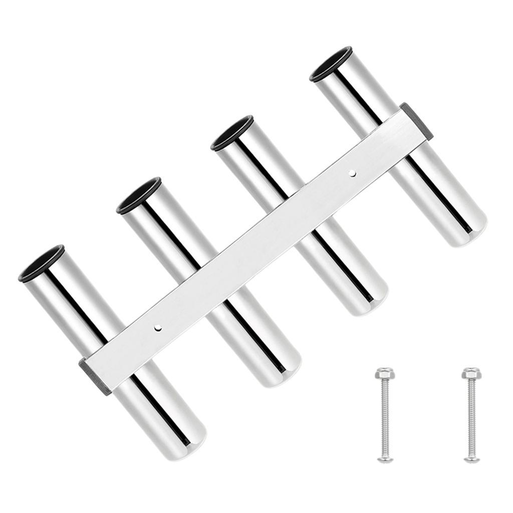 4pcs/set Stainless Steel Fishing Rod Holder Kayak Marine Boat Fish Pole Rack