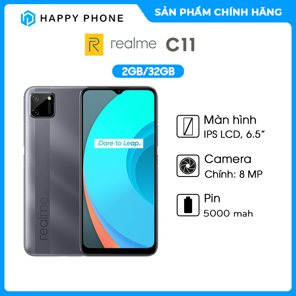 Điện Thoại Realme C11 (2GB/32GB) - Hàng Chính Hãng - Đã kích hoạt bảo hành Điện tử