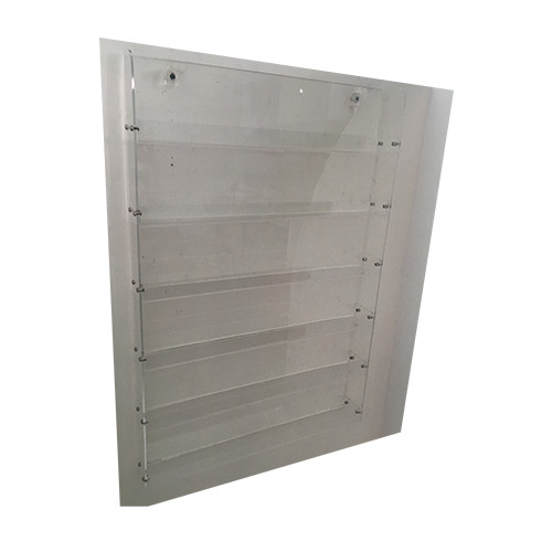 Kệ để xe mô hình treo tường 6 tầng bằng mica trong suốt kích thước 40x60cm
