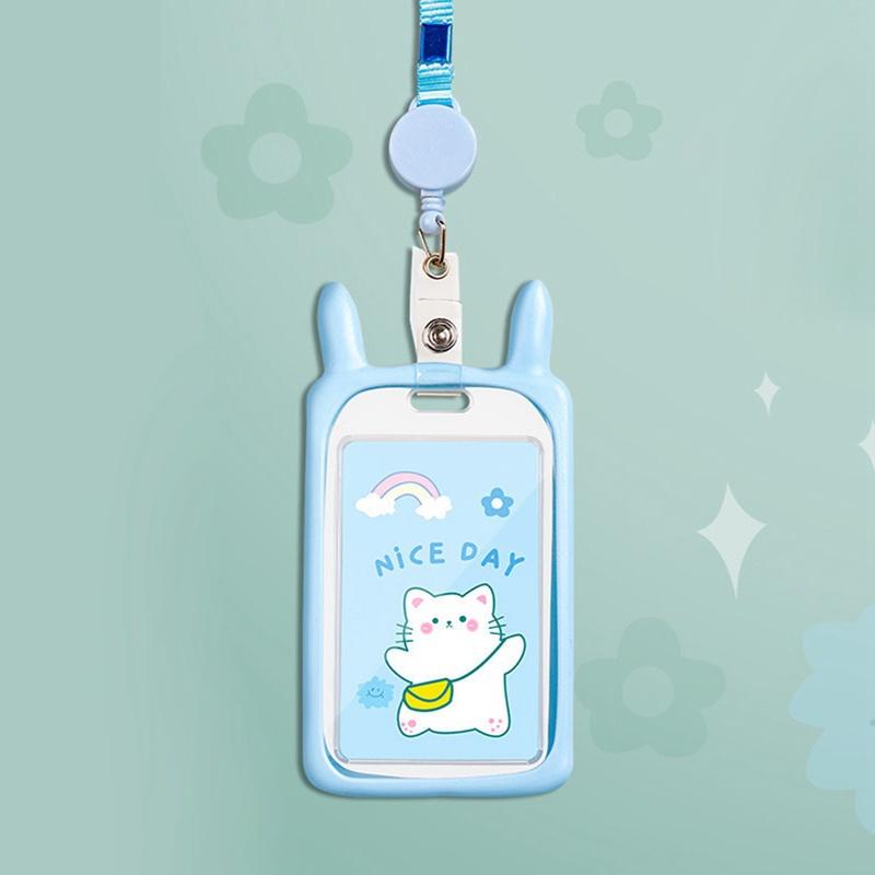 Tmdbyx Dây Đeo Thẻ Học Sinh/Sinh Viên Trong Suốt Mềm Mại Có Thể Thu Gọn 37.7cm