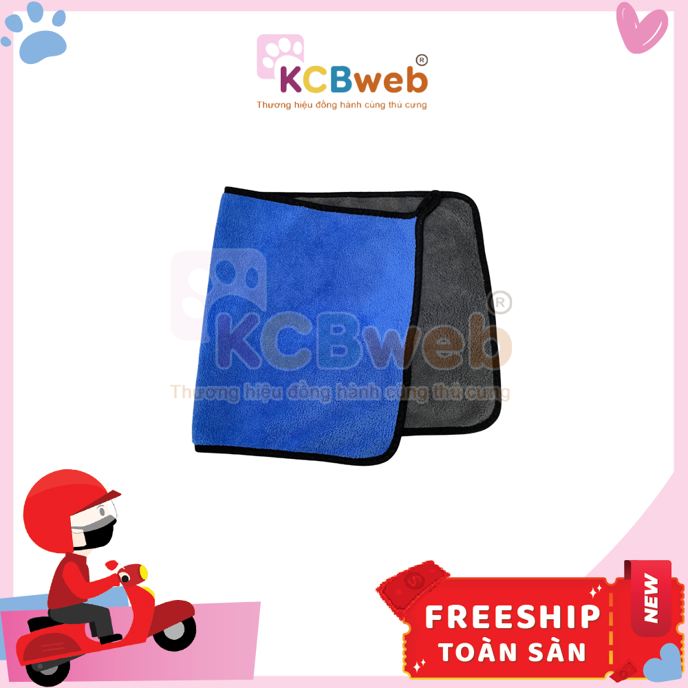 Khắn tắm siêu hút dành cho thú cưng 60x30cm
