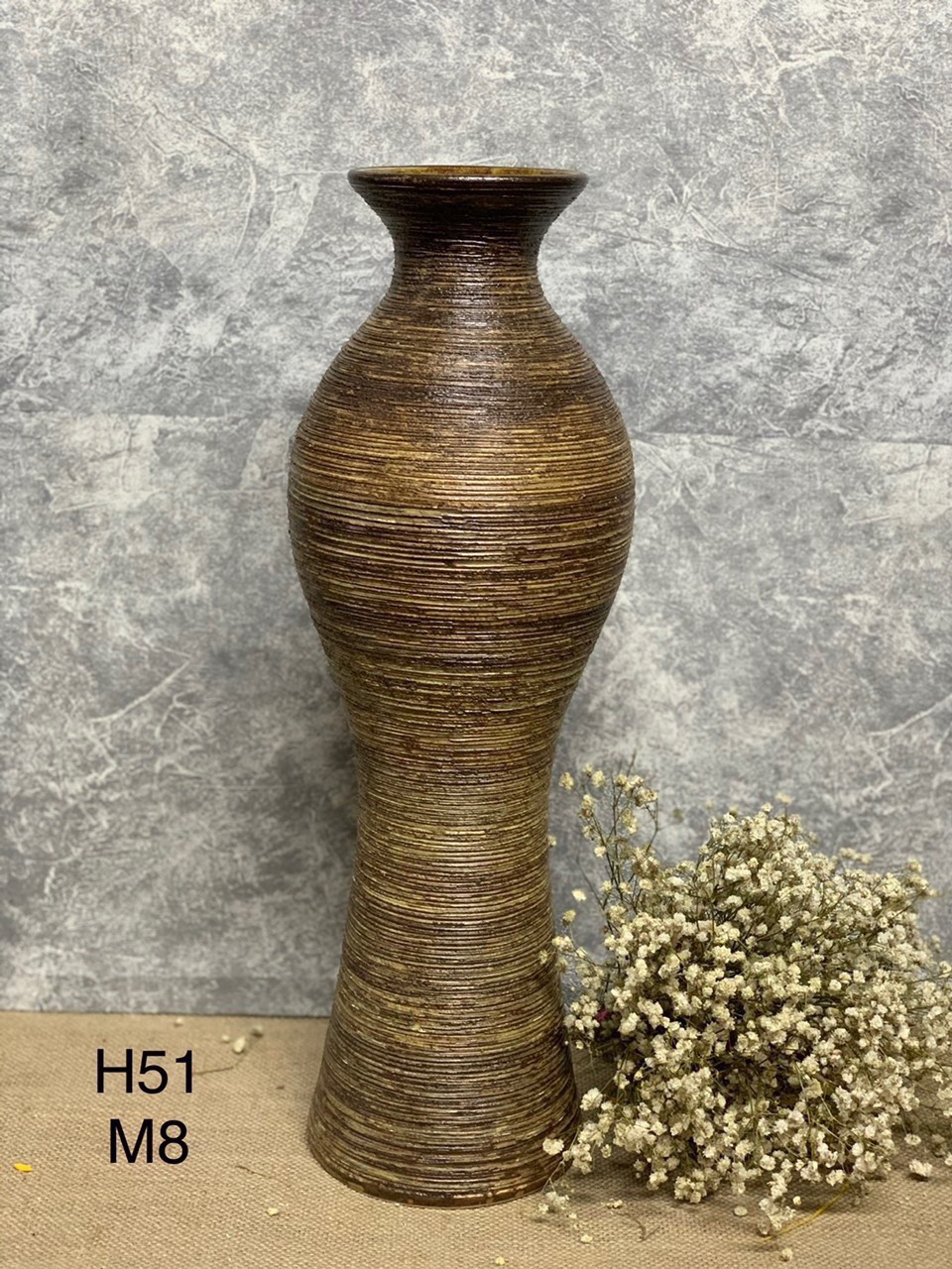 Lọ hoa cao 51cm gốm sứ Bát Tràng cao cấp