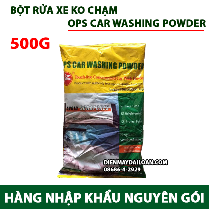 Bột rửa xe không chạm OPS- Tiêu chuẩn Châu Âu- An toàn người sử dụng