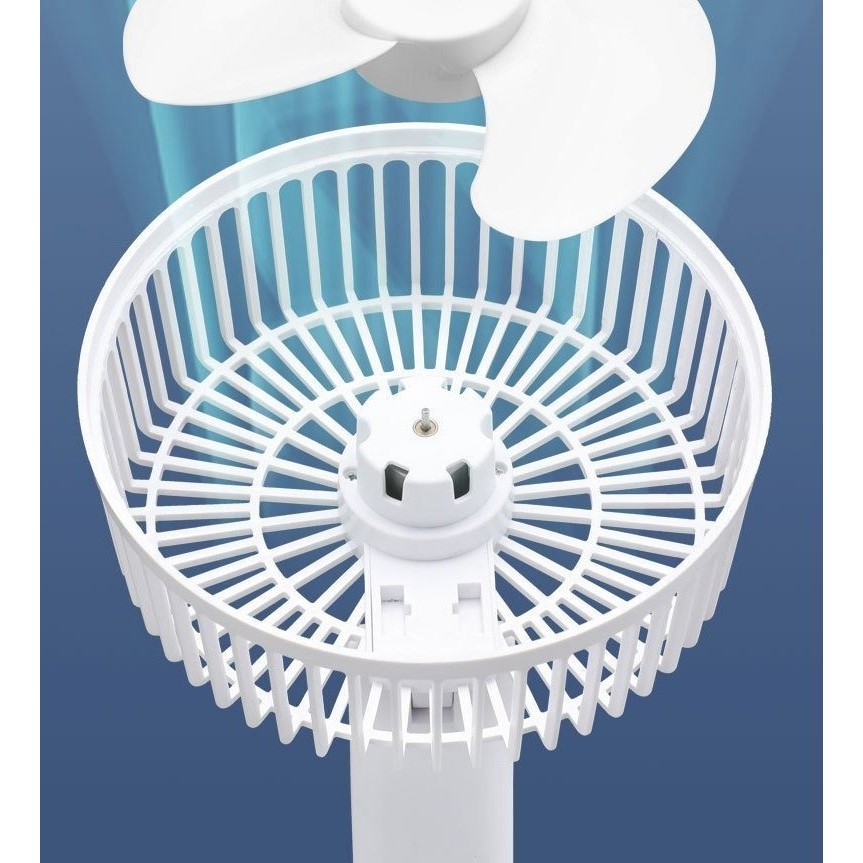Quạt Để Bàn Có Sạc Tích Điện Perfect PF-QB2150 (Trắng) - Hàng chính hãng