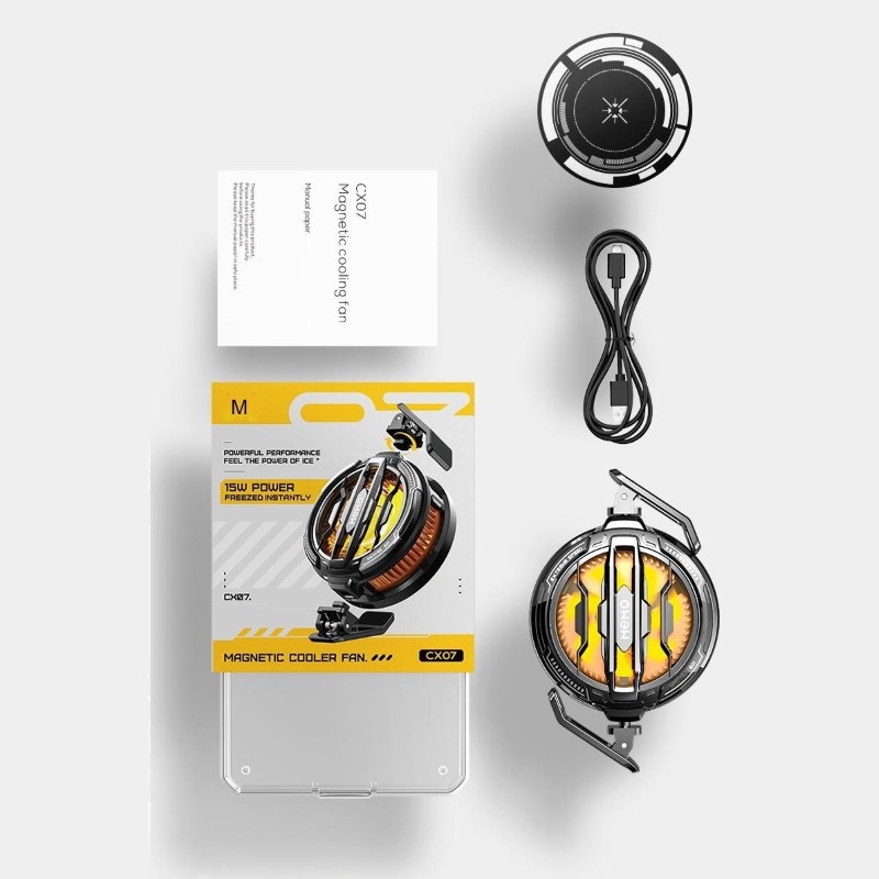 Tản nhiệt sò lạnh nam châm Led CX07 Gaming siêu mát cho smartphone , máy tính bảng hàng nhập khẩu