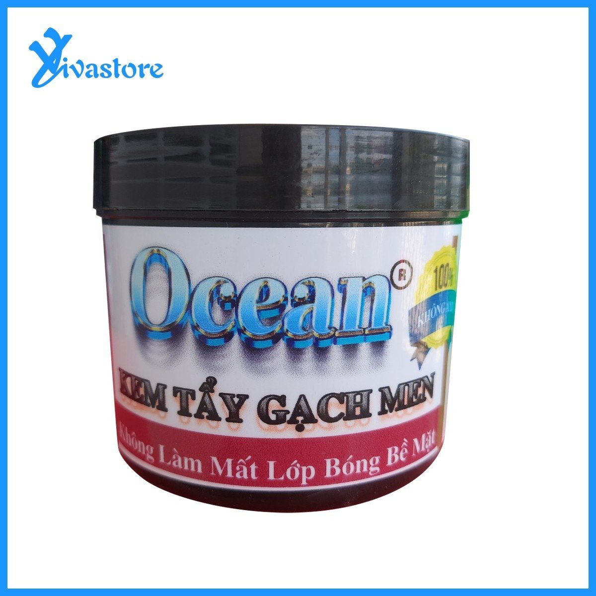 KEM TẨY GẠCH MEN GỐM SỨ LAVABO OCEAN 500 GRAM TẨY NHANH MỌI VẾT Ố VÀNG BÁM BẨN LÂU NĂM