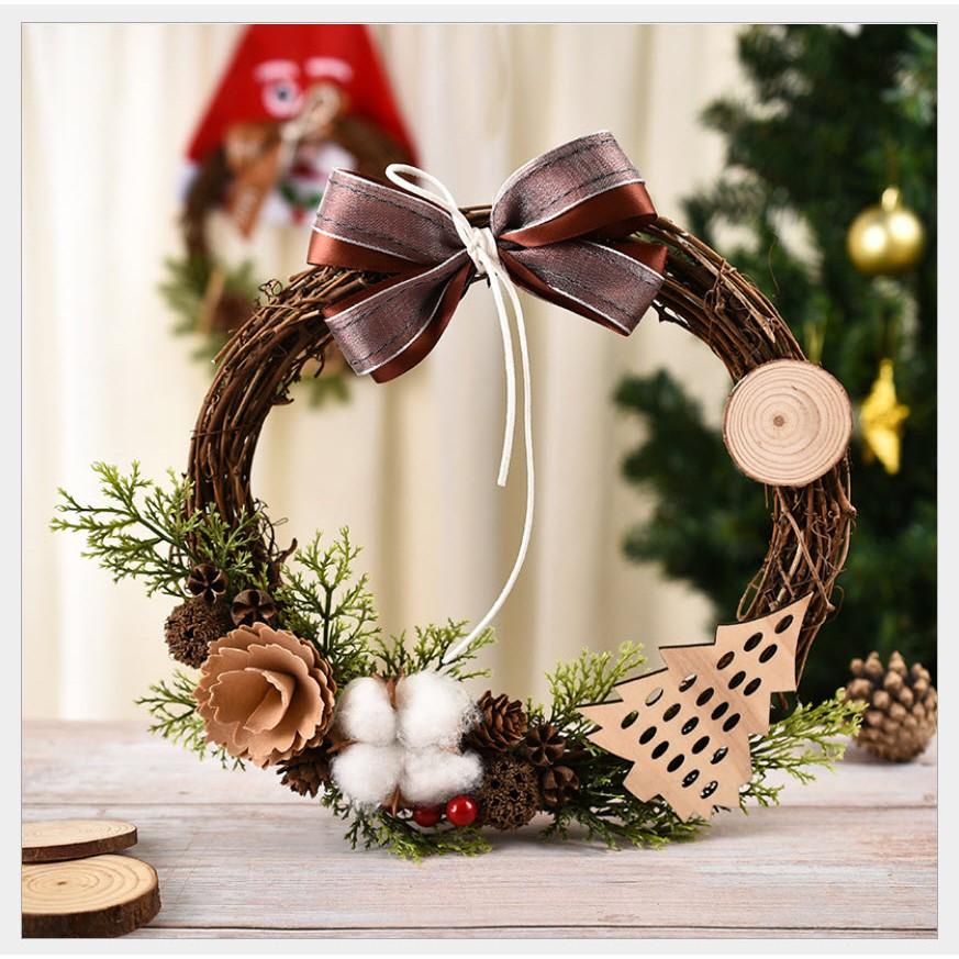 NOEL - PHỤ KIỆN GIÁNG SINH - PHỤ KIỆN TRANG TRÍ VÒNG NGUYỆT QUẾ CÁC LOẠI