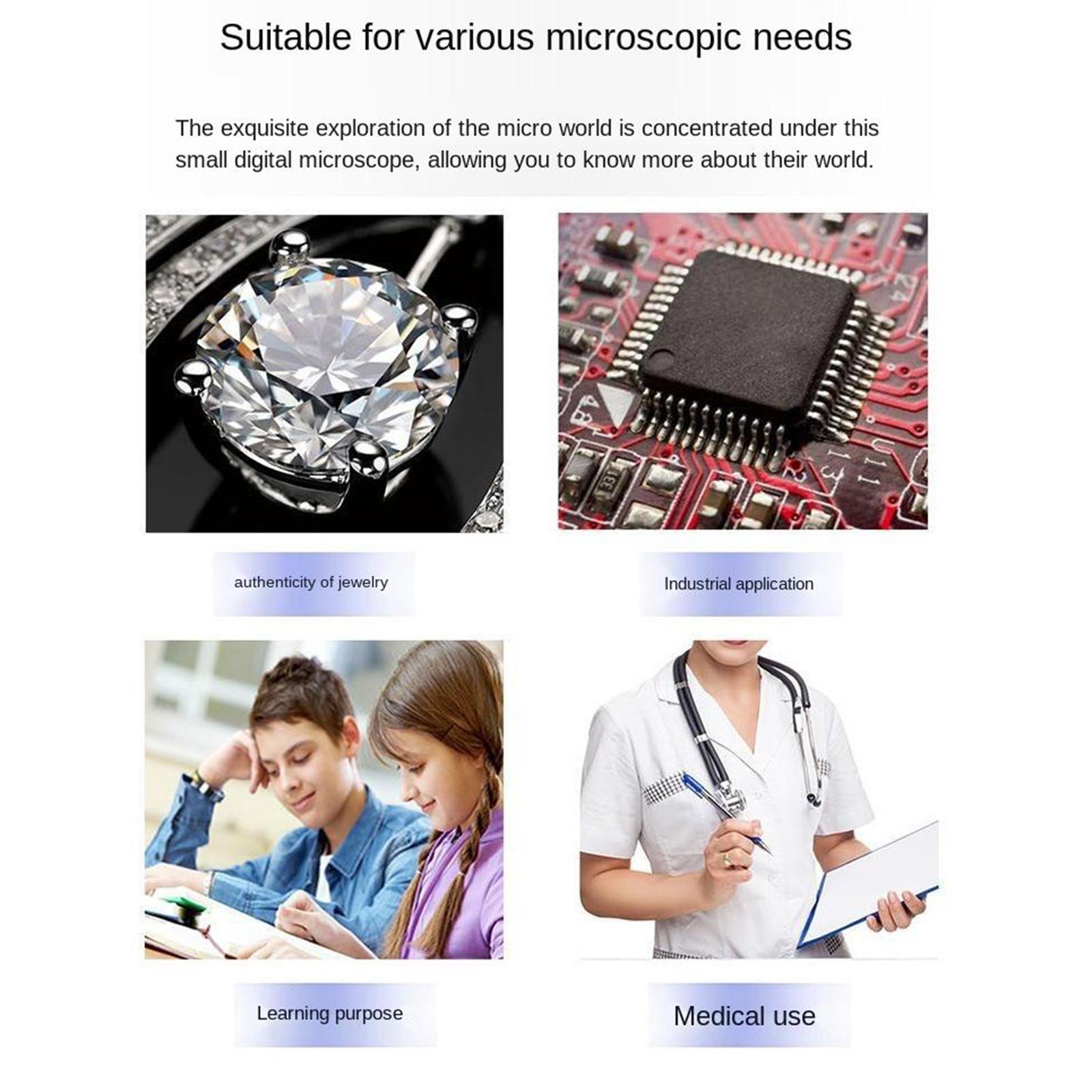 Digital  Mini Pocket Handheld USB  8 LED  Tablet 1600X