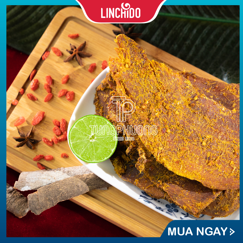 Khô Nai - Đặc Sản Gia Lai - Tùng Phương Du Ký - Loại 500 Gram ( LOẠI HỘP )