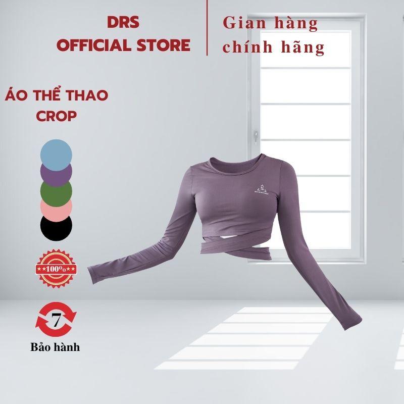 Áo thể thao nữ croptop DRN08, áo tập gym nữ xỏ ngón DRS cropttop thiết kế mới mẻ, xinh tươi, nhiều năng lượng