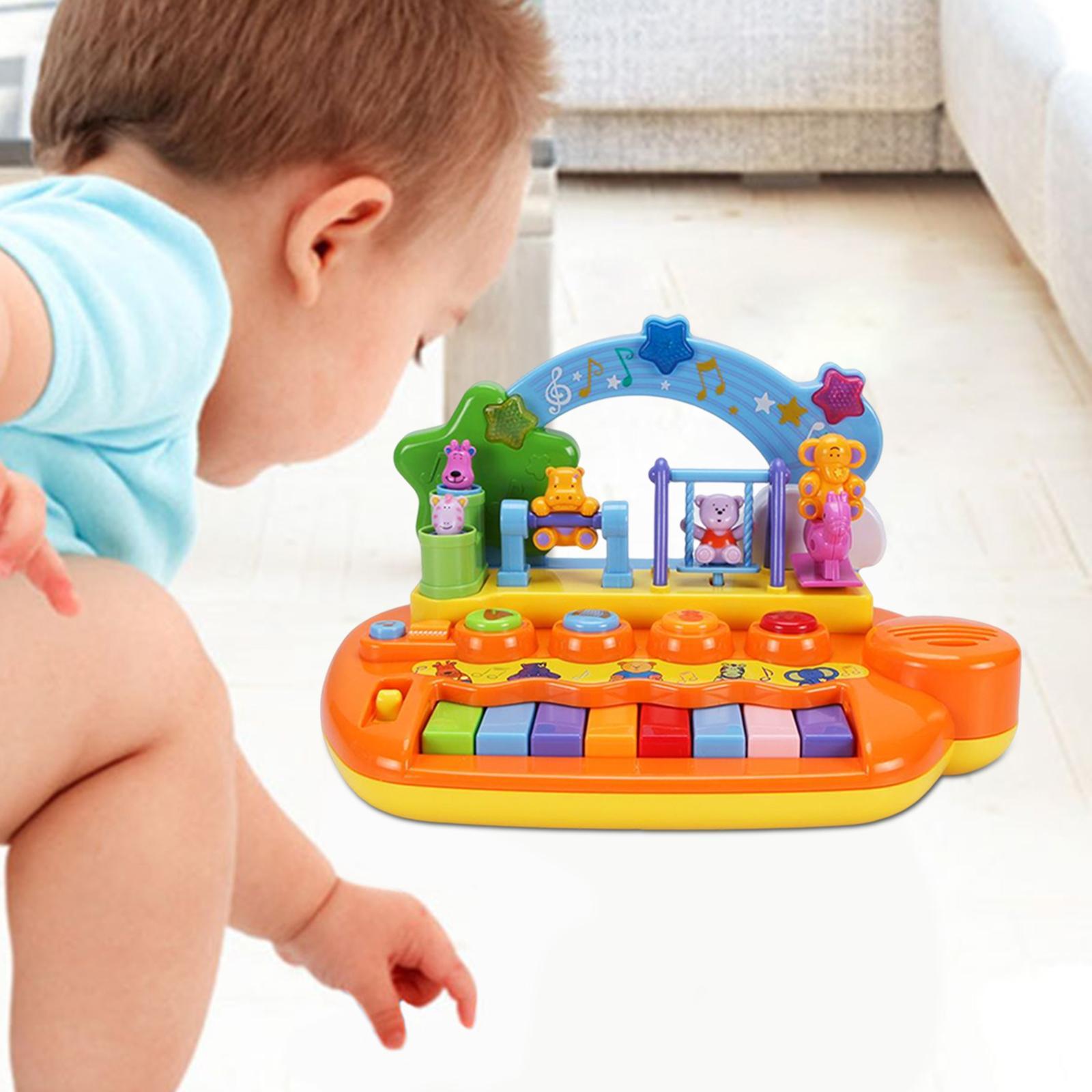 Portable Steering Wheel Driving Pretend Funny Toy Blue