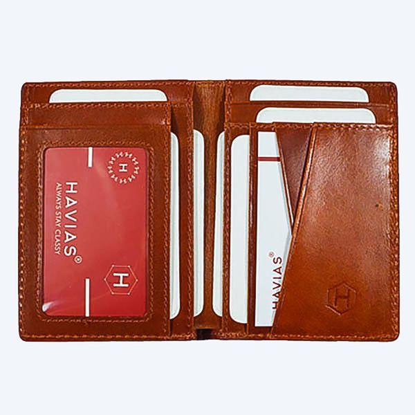 Ví da Verzip2 Handcrafted Wallet HAVIAS - Nâu Bò