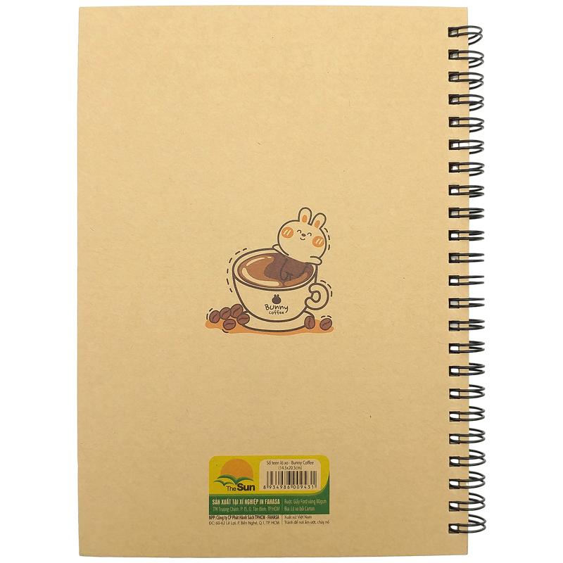 Sổ Teen Lò Xo Bunny Coffee - The Sun