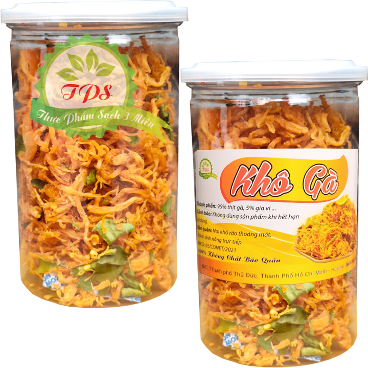 Khô gà lá chanh đặc biệt hiệu Tân Lộc Phát ( Hũ pet 200G)