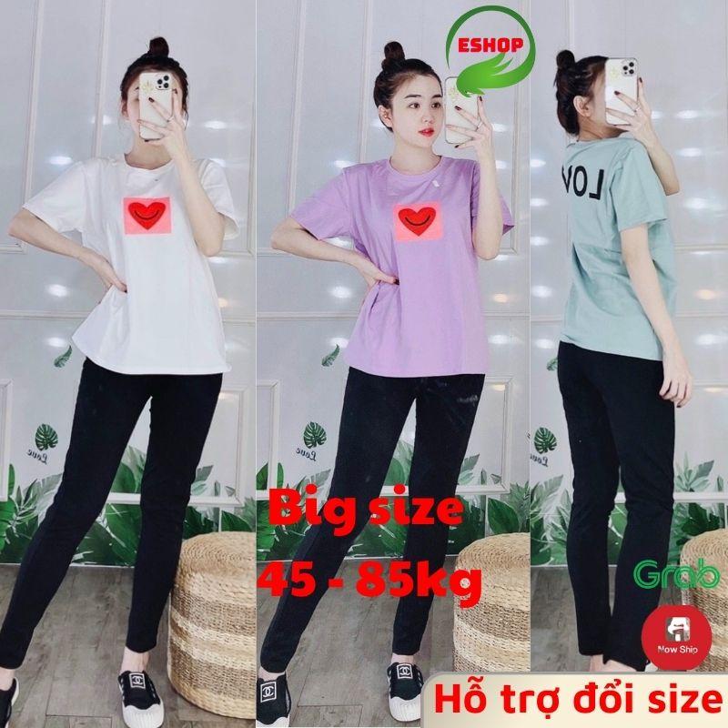 Đồ bộ nữ đồ mặc nhà Bigsize thun cotton quần dài co giãn Sét đồ bộ nữ dễ thương trung niên đẹp ESHOP