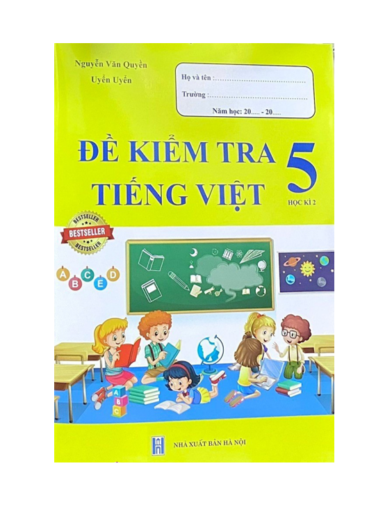 Sách - Đề kiểm tra toán + tiếng việt 5 học kì 2