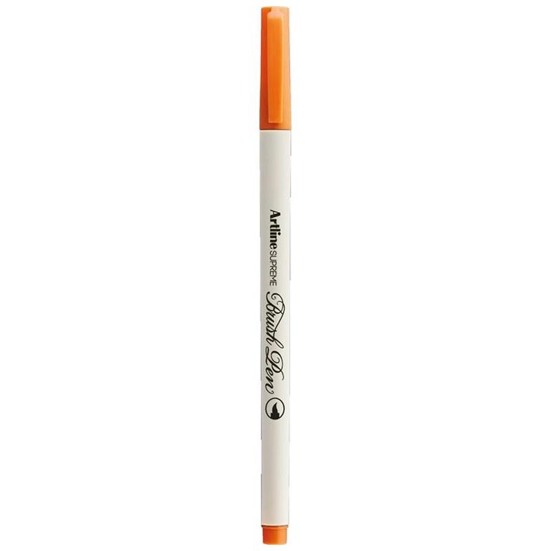 Bút Lông Đầu Cọ Artline Supreme Brush Pen EPFS-F - Dark Orange