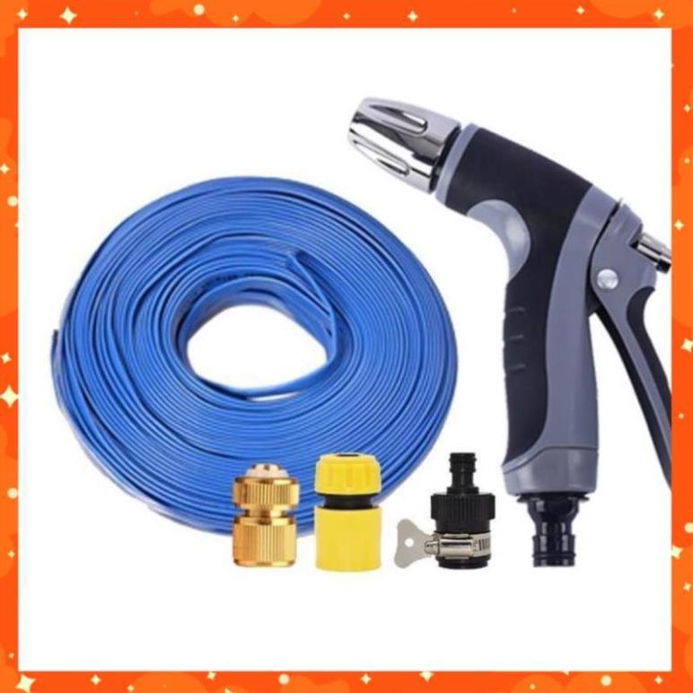 Bộ dây và vòi xịt rửa xe tưới cây tăng áp 7-10M 206817