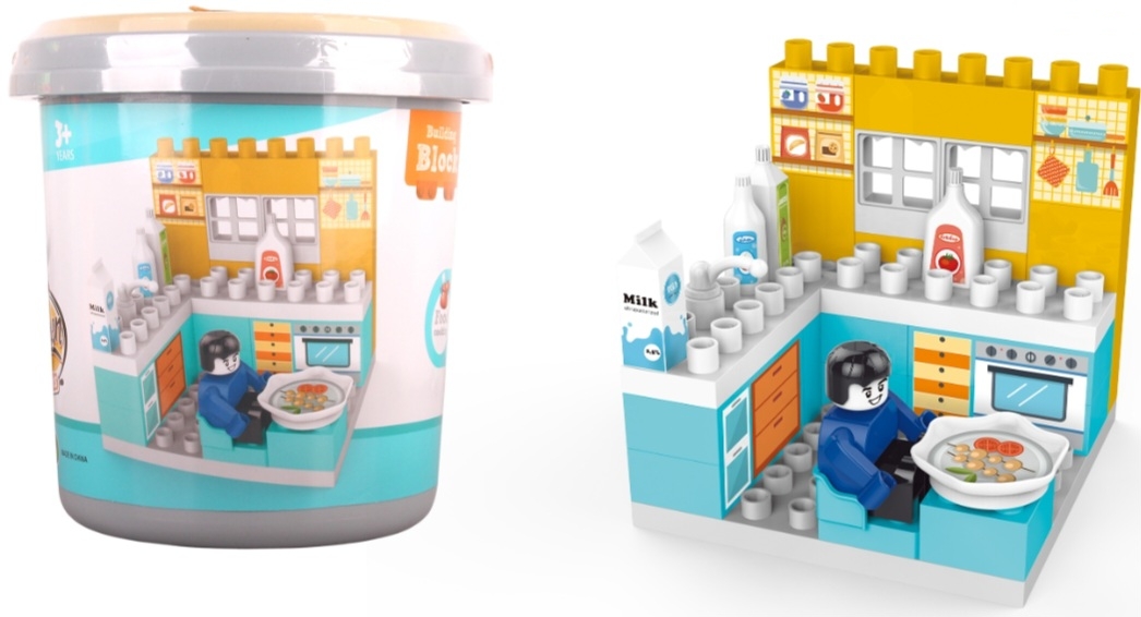 Combo 03 lon Sữa Dê DG-2 800g Tặng 1 hộp lắp ráp Lego